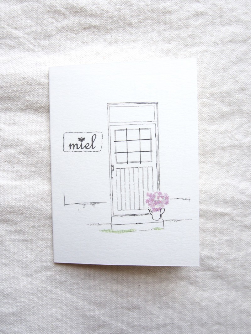 「miel」のショップカード
