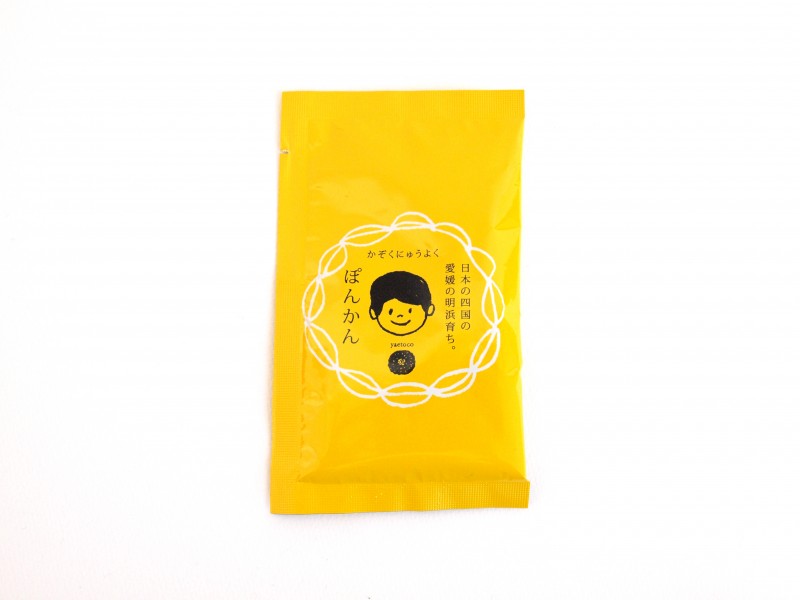 愛媛のコスメブランドyaetocoの入浴剤 ぽんかんの香り