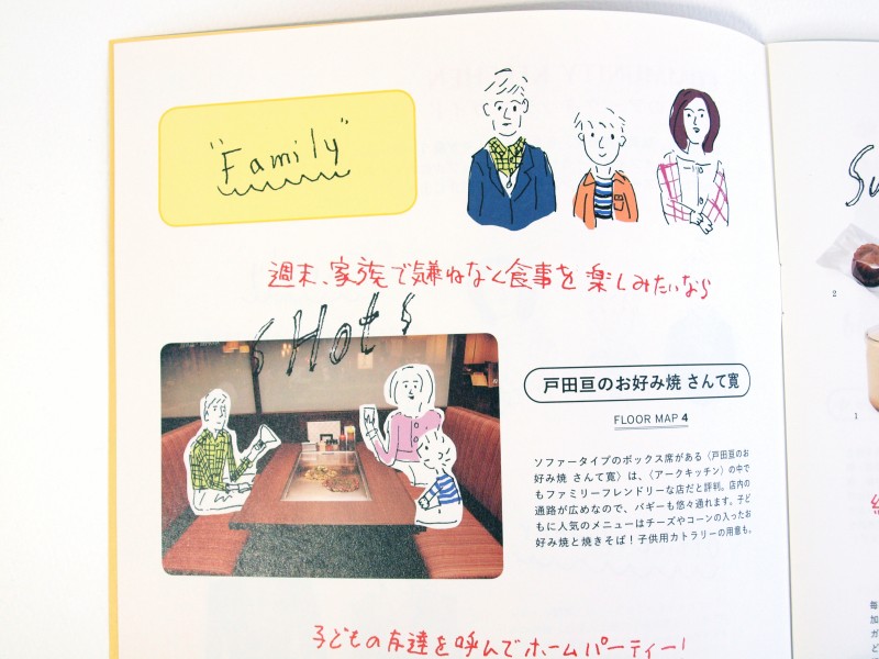 アークヒルズにある「ARK KITCHEN（アークキッチン）」のパンフレット