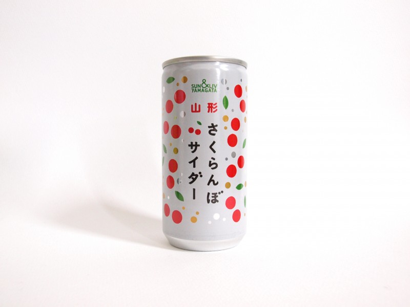 山形のジュース「さくらんぼサイダー」