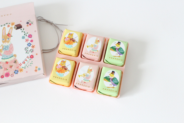 布川愛子さんがイラストを描くフランセのホワイトデー限定パッケージ
