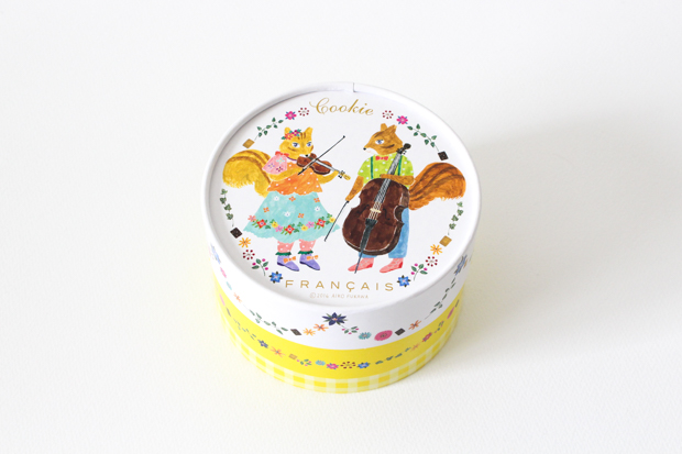 布川愛子さんがイラストを描くフランセのホワイトデー限定パッケージ