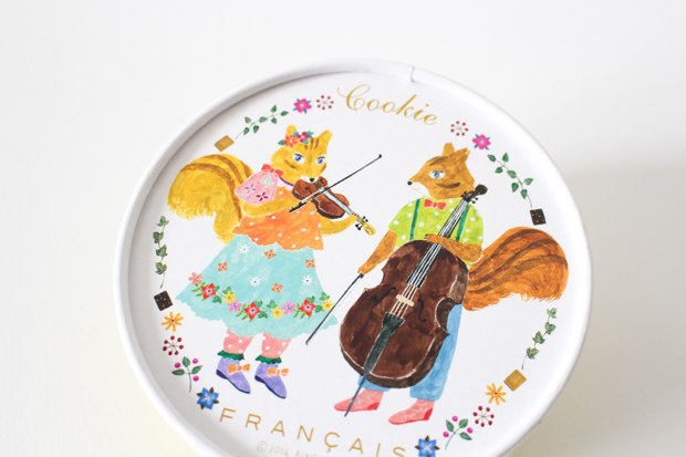 布川愛子さんがイラストを描くフランセのホワイトデー限定パッケージ