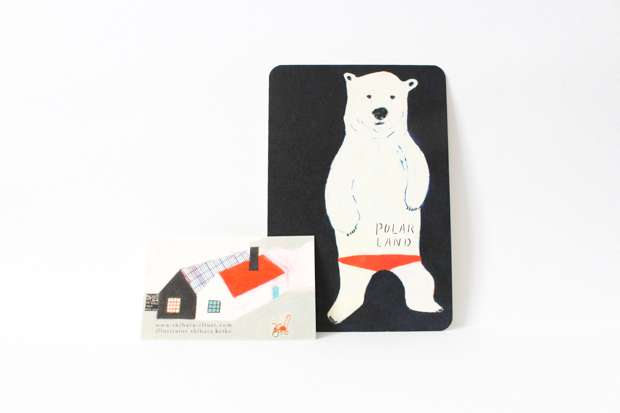 柴田ケイコさんのDMとカード