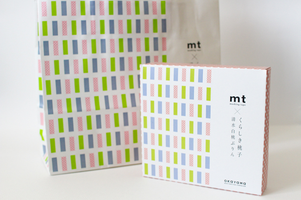 mt×くらしき桃子 清水白桃ぷりん