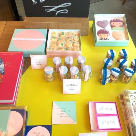 代官山蔦屋書店でefuca.さんのクッキー期間限定販売