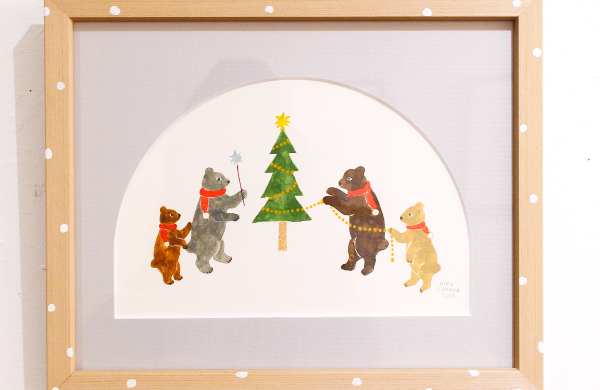 イラストレーター・布川愛子さんの個展「LITTLE WINDOW」