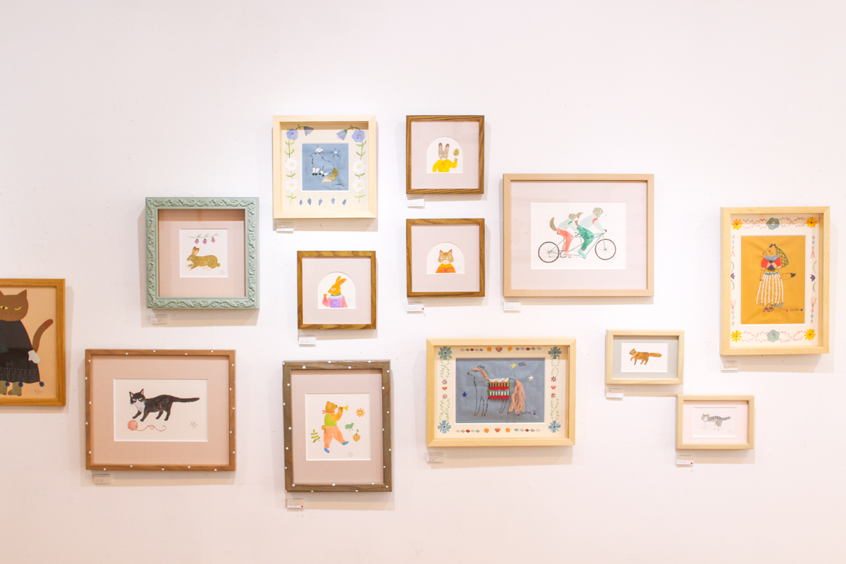 イラストレーター・布川愛子さんの個展「LITTLE WINDOW」