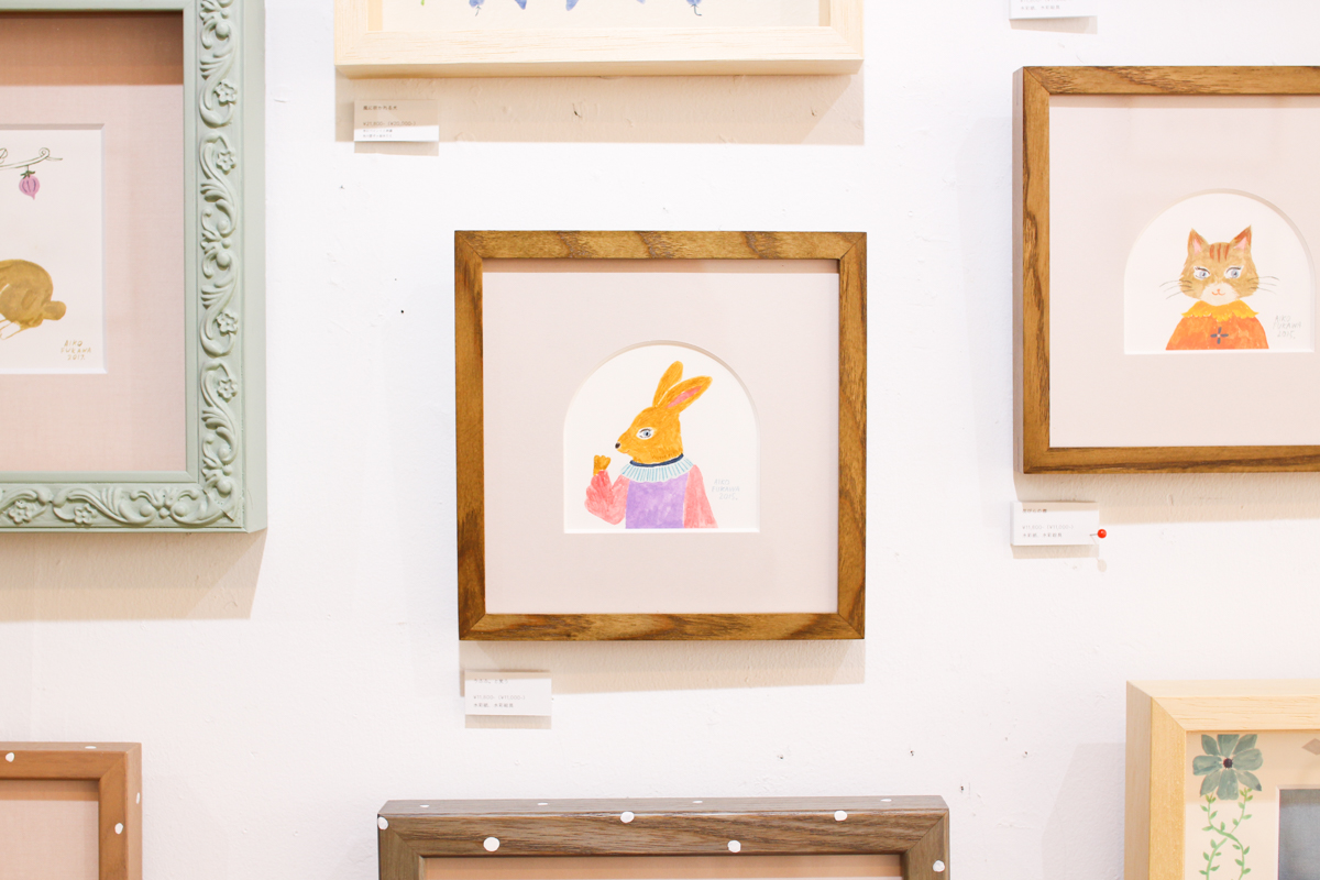 イラストレーター・布川愛子さんの個展「LITTLE WINDOW」