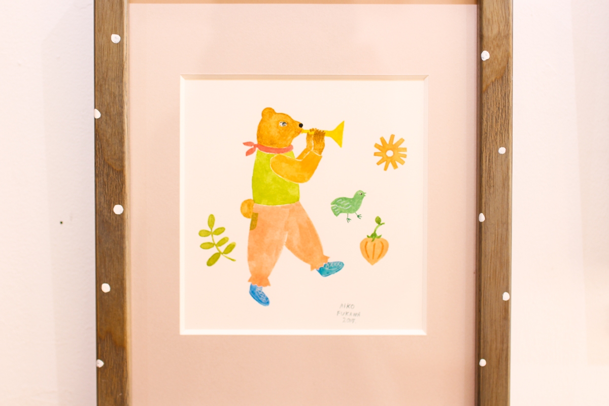 イラストレーター・布川愛子さんの個展「LITTLE WINDOW」