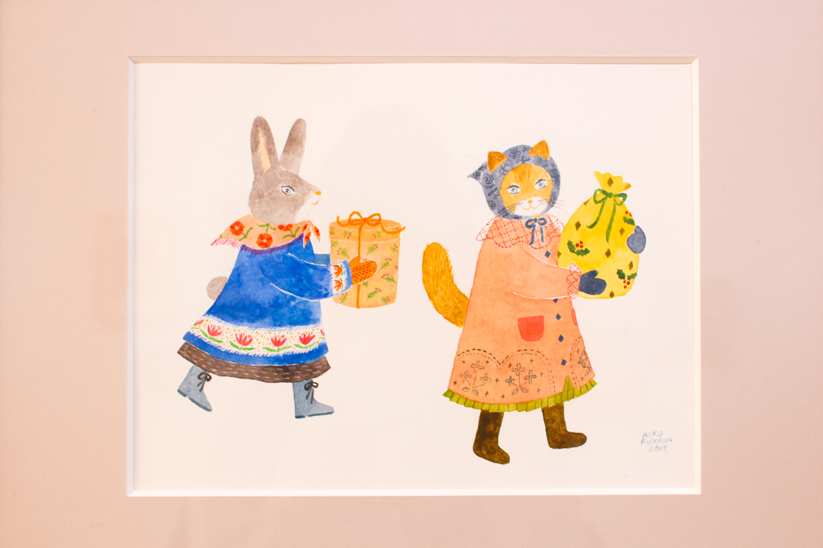 イラストレーター・布川愛子さんの個展「LITTLE WINDOW」