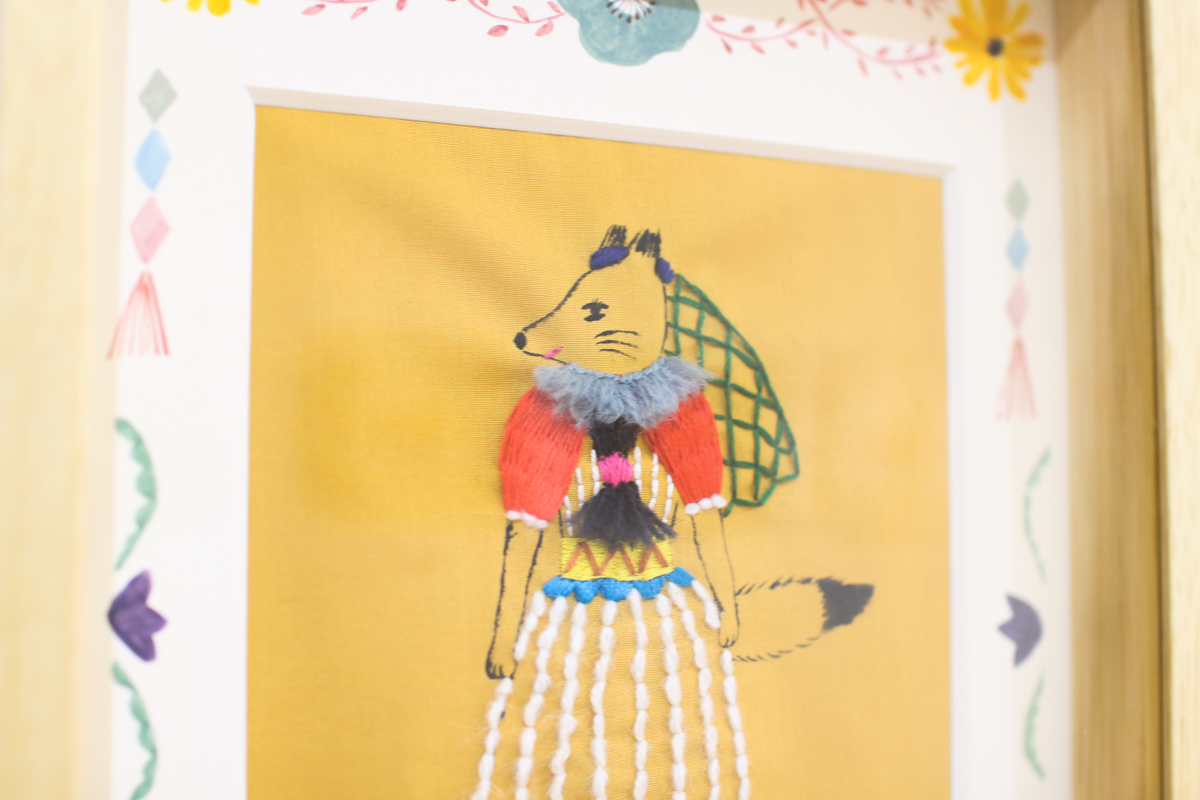 イラストレーター・布川愛子さんの個展「LITTLE WINDOW」