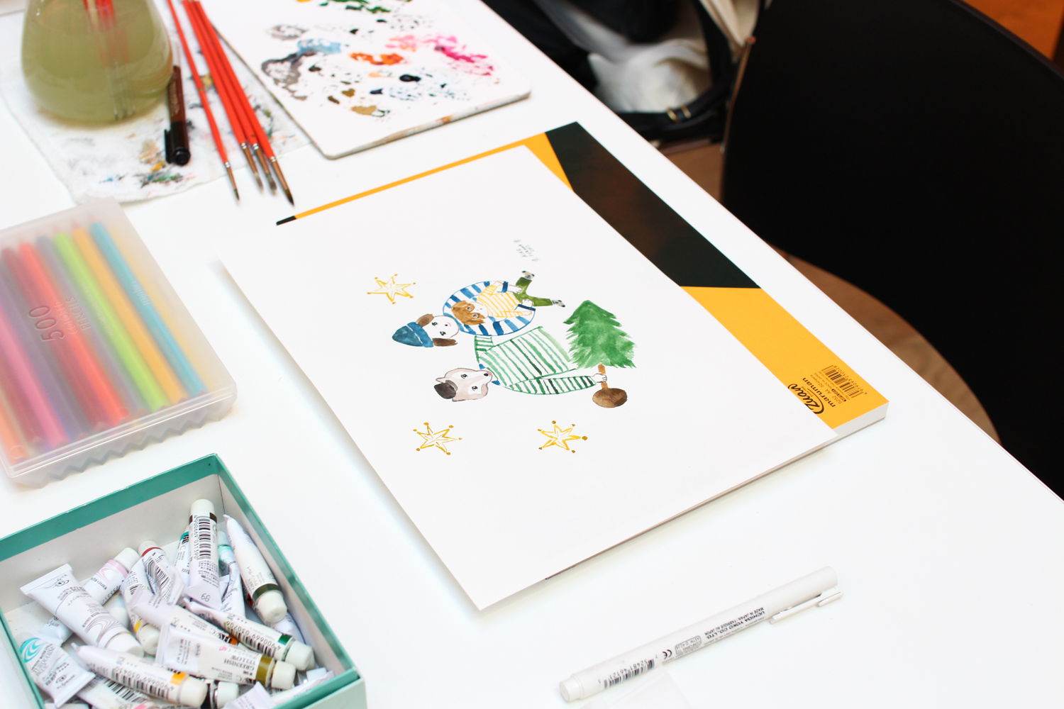 布川愛子さんの「動物の似顔絵屋さん」に行ってきました