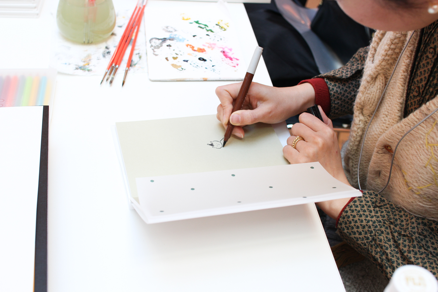 布川愛子さんの「動物の似顔絵屋さん」に行ってきました