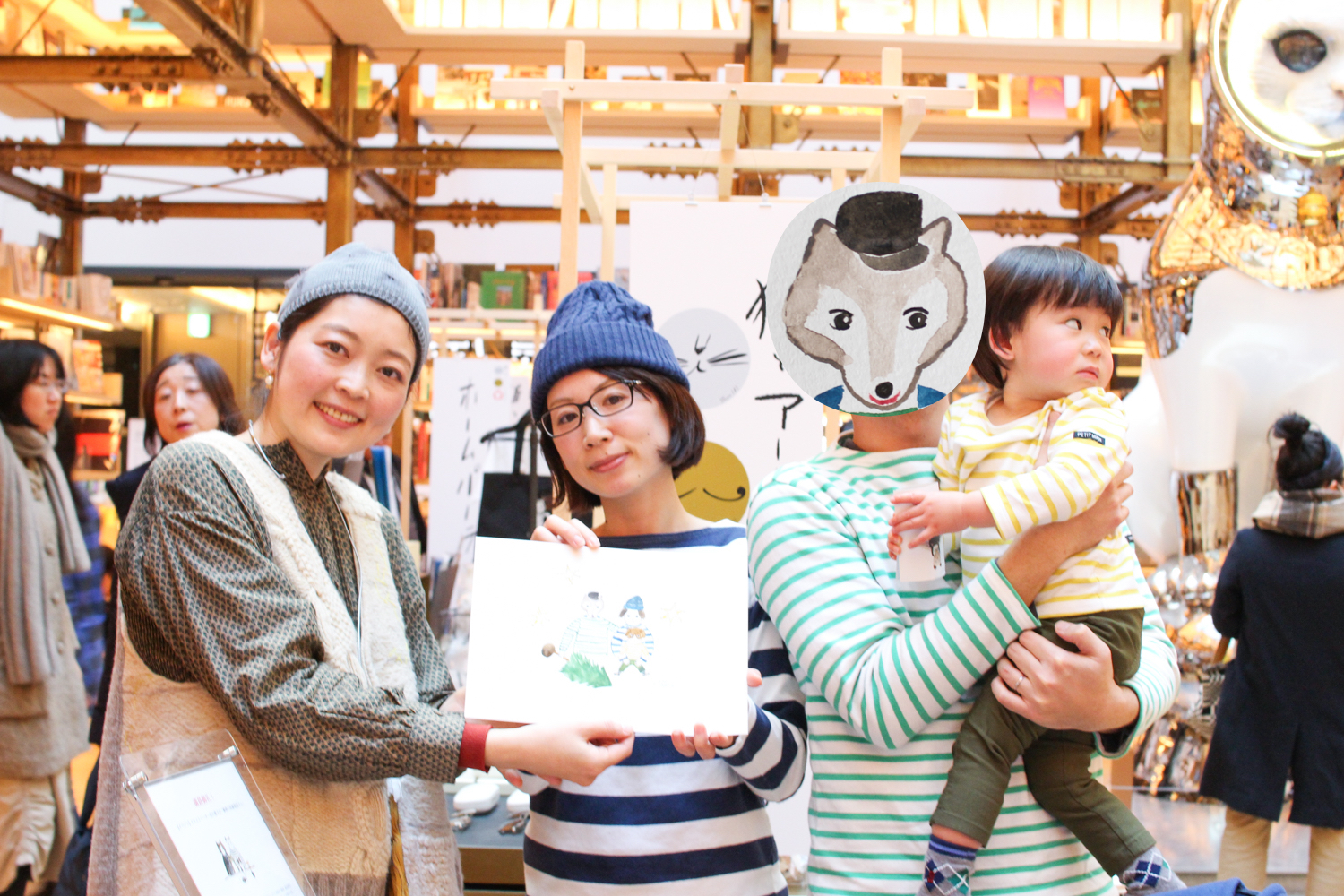 布川愛子さんの「動物の似顔絵屋さん」に行ってきました