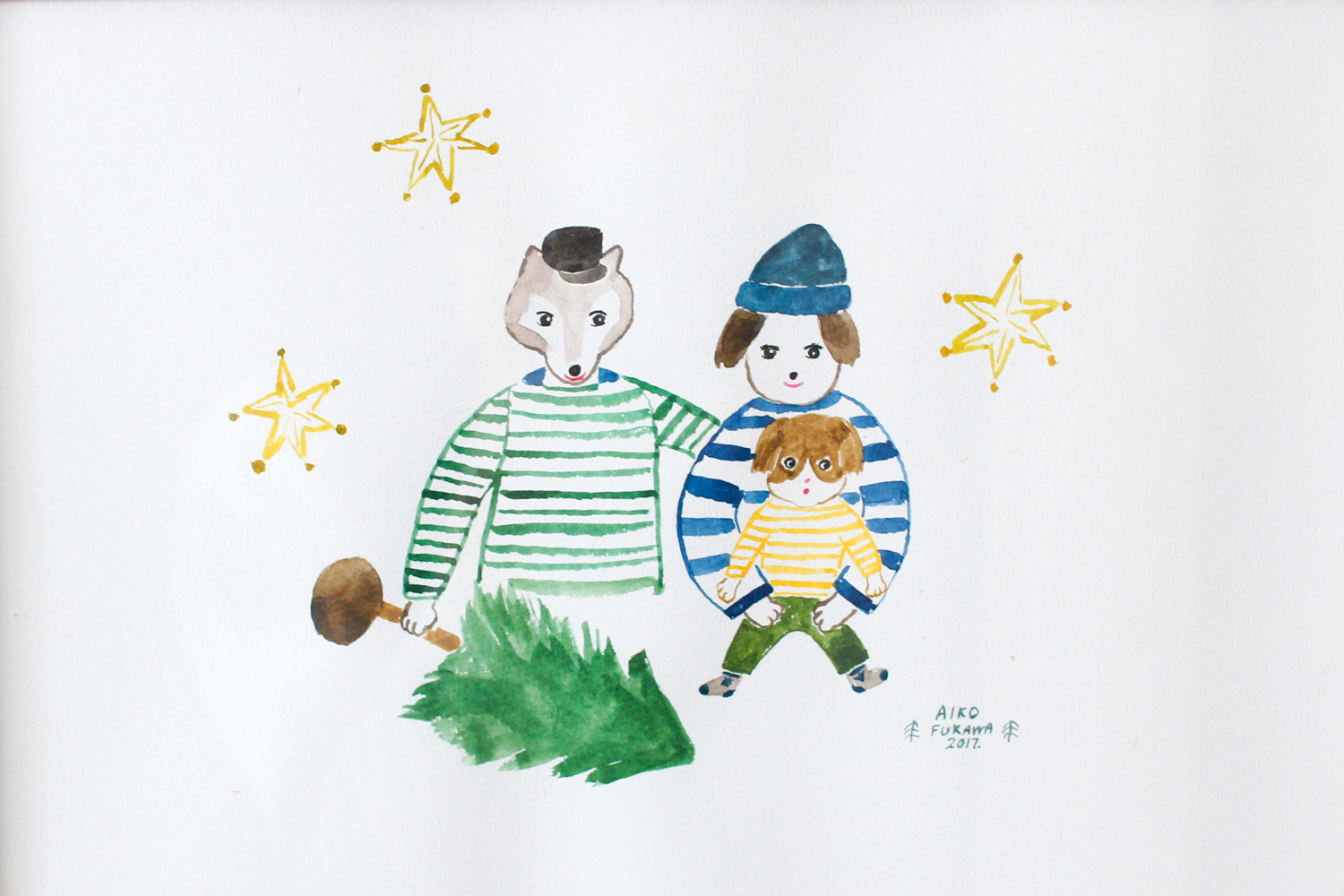 布川愛子さんの「動物の似顔絵屋さん」に行ってきました