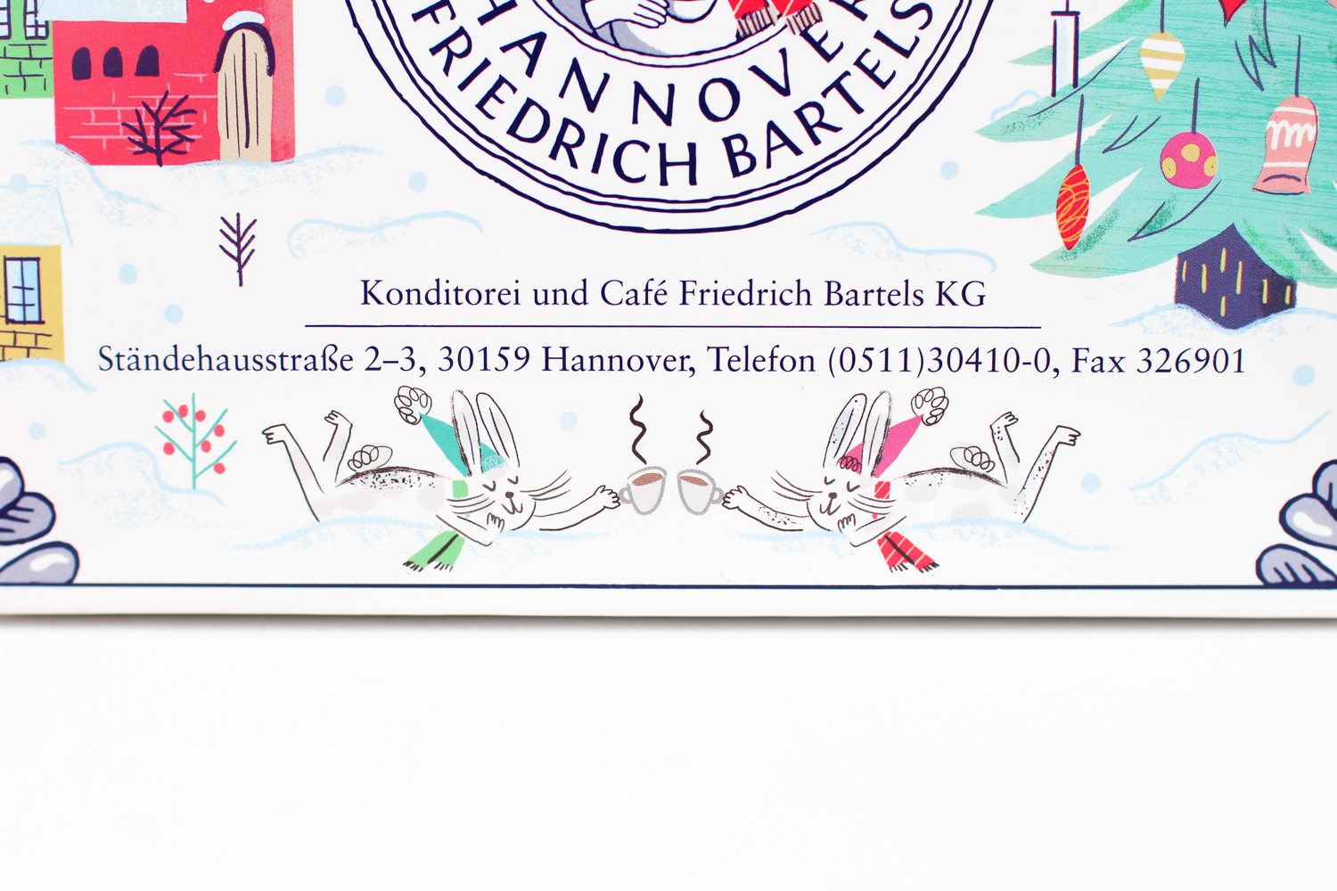 ホレンディッシェ・カカオシュトゥーベのクリスマスパッケージ