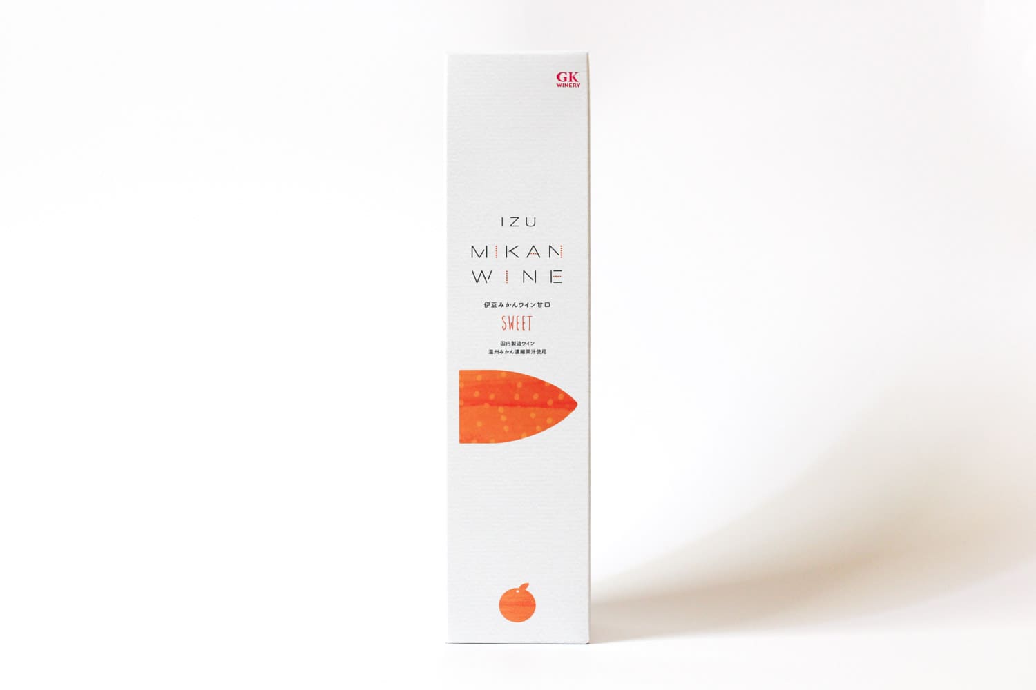 御殿場高原ワイン〈伊豆みかんワイン甘口〉の化粧箱