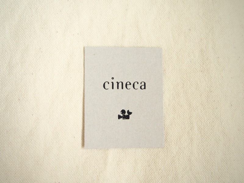 映画をモチーフにしたお菓子を作る Cineca チネカ のショップカード Kawacolle